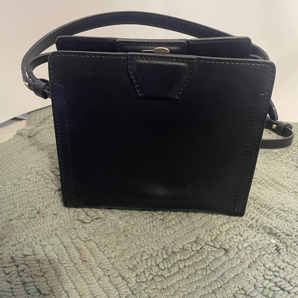 Gianni Chiarini Leather Crossbody Bag Black - Picture 8 of 9